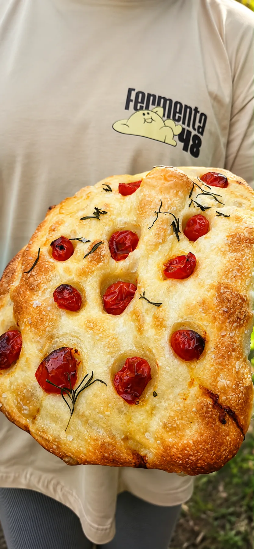 Pão Focaccia 450g da Fermenta48